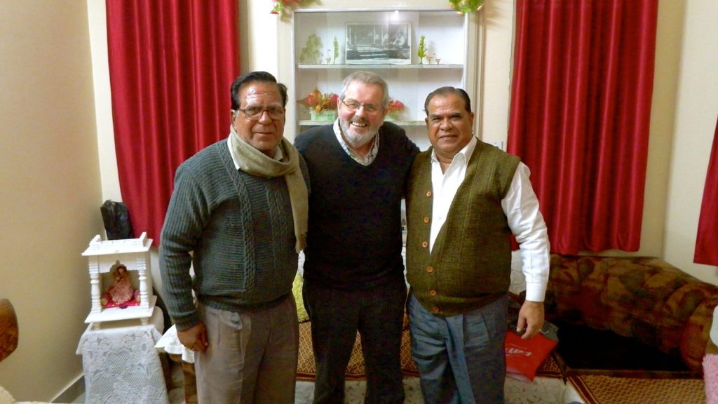 Peter's father with his two friends from the 60s