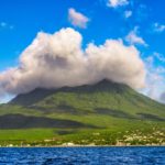 Nevis peak seen from the water