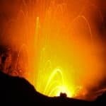 Mount Yasur volcano erupts