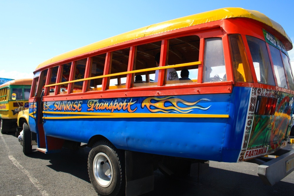 Samoan buses in Samoa