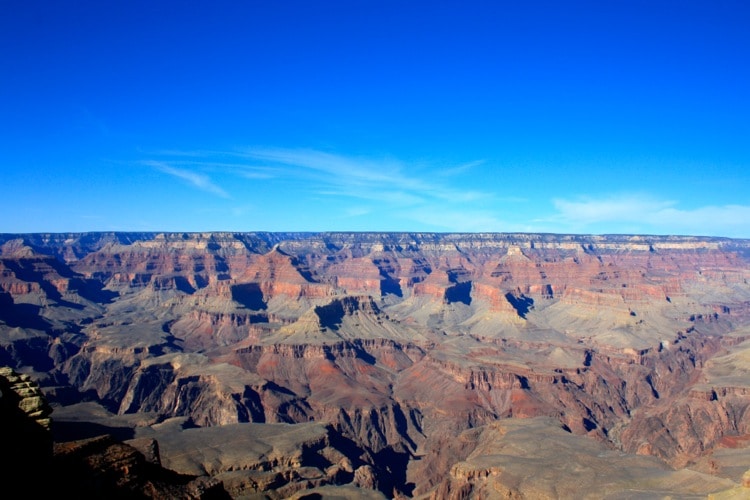 Take a day hike is one of the things to do at the grand canyon