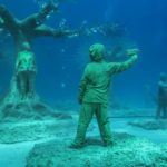 The museo subacuático de arte is one of our surreal man made dive sites