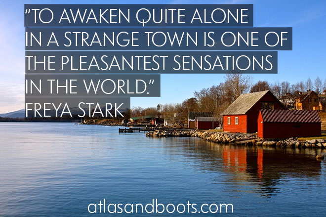 A strange town... inspirational travel quotes