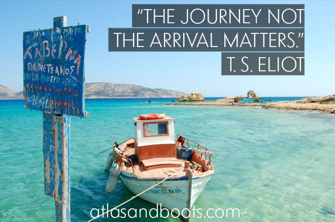 The journey not the arrival matters