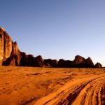 a night in the desert Wadi Rum