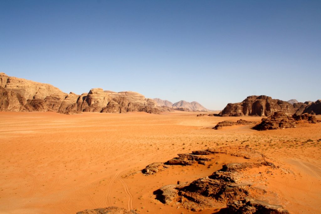 A night in the Jordanian desert wadi rum photography