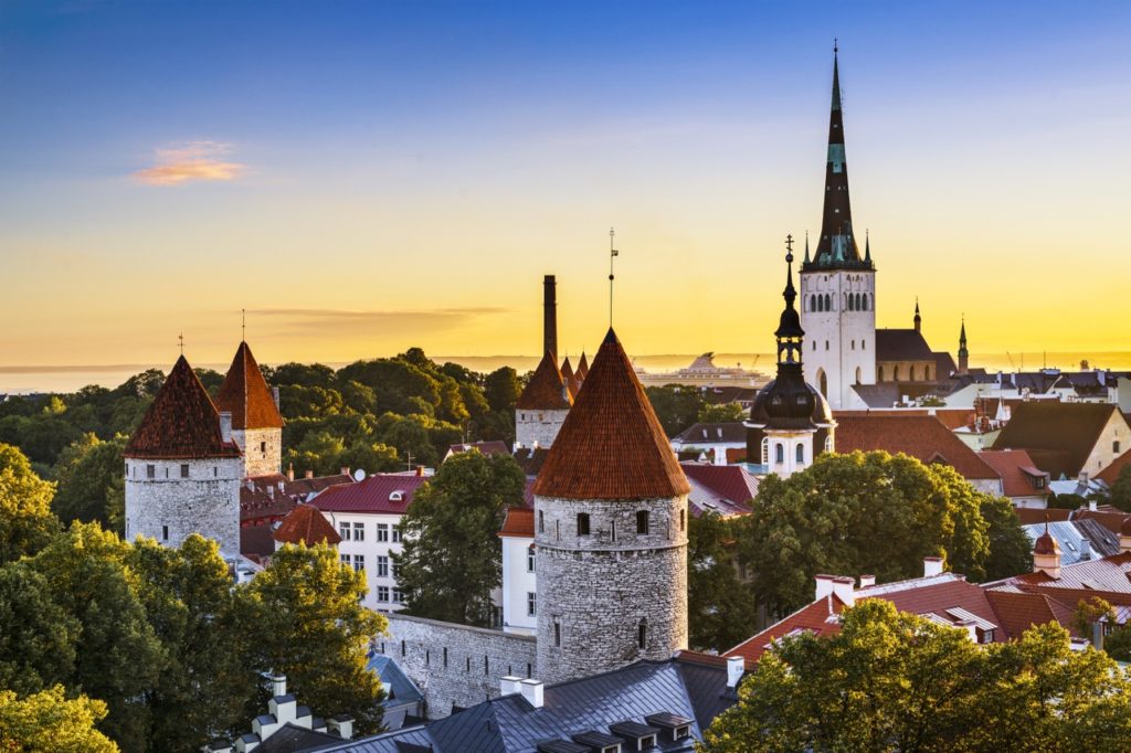 Hardest language to learn: Estonian skyline