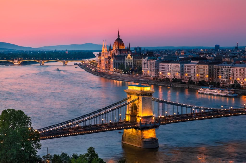 Hungarian city of Budapest