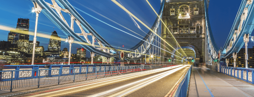 London Bridge at night-time