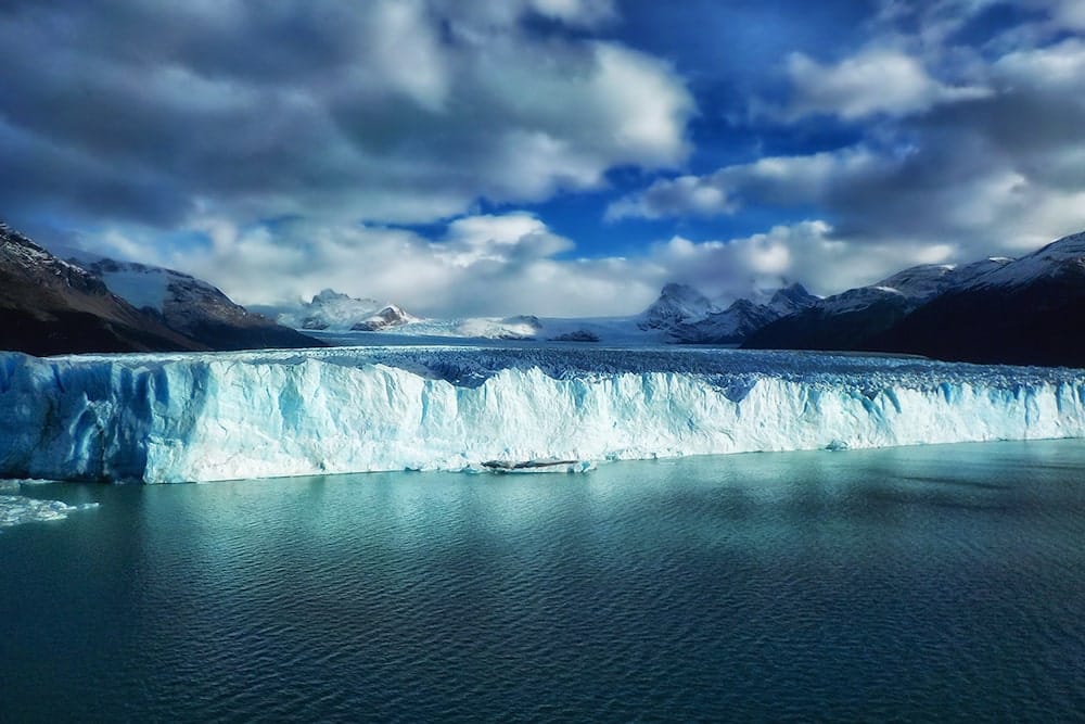 lessons from our trip around the world lead image showing perito moreno glacier in Argentina