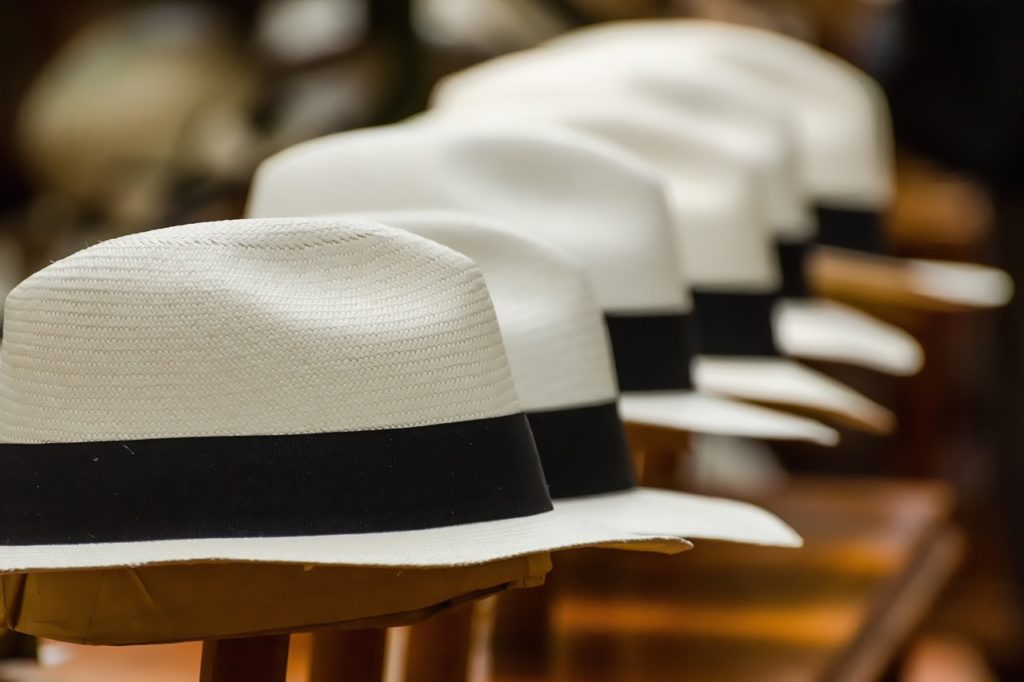 Panama hats in Ecuador