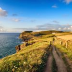 long-distance hiking trails coast path england
