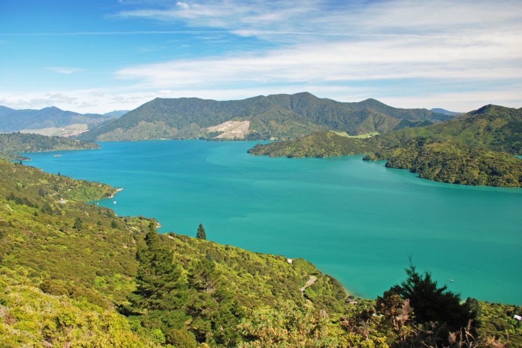 Queen Charlotte Sound in New Zealand has soem of the cleanest air in the world