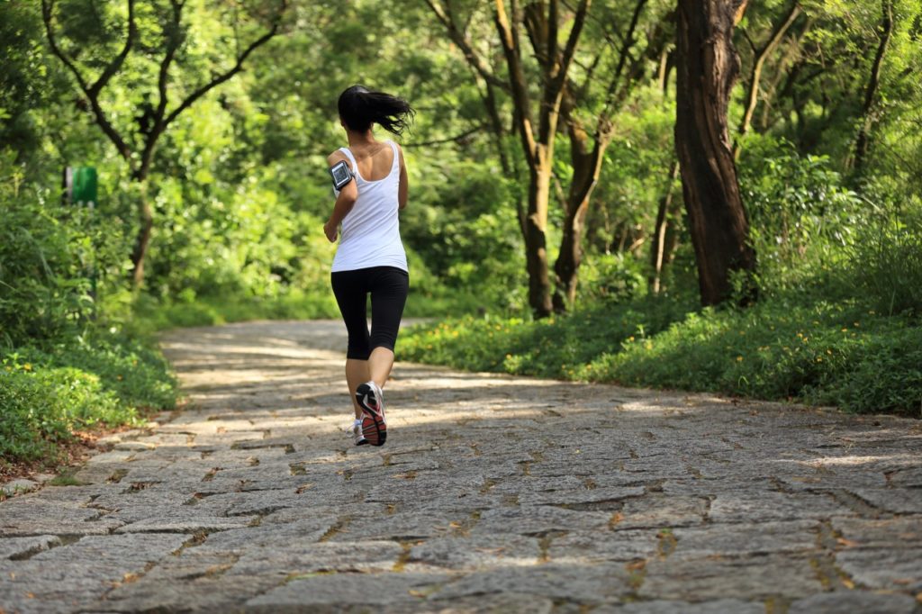 A woman running: planning a trip around the world