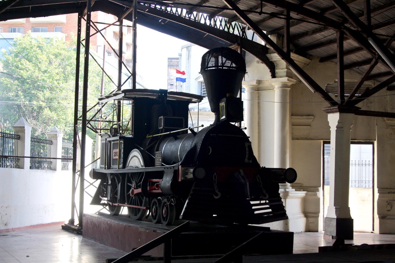 A train in the museum