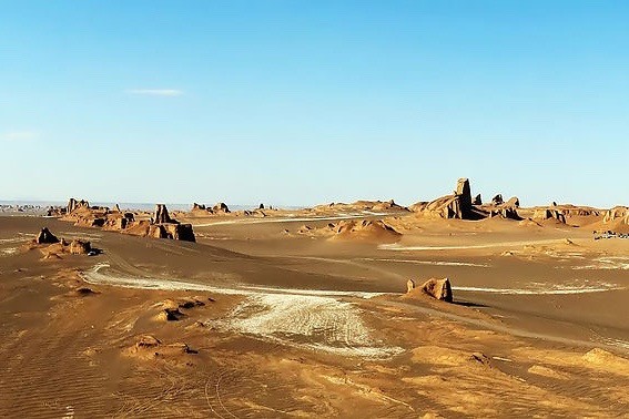 The lunar-esque landscape of the Lut