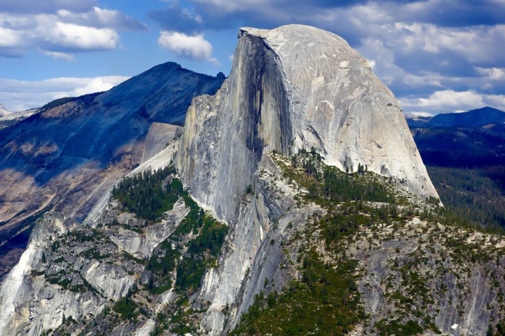 The imposing Half Dome in Yosemite National Park is one of the most beautiful mountains in the world