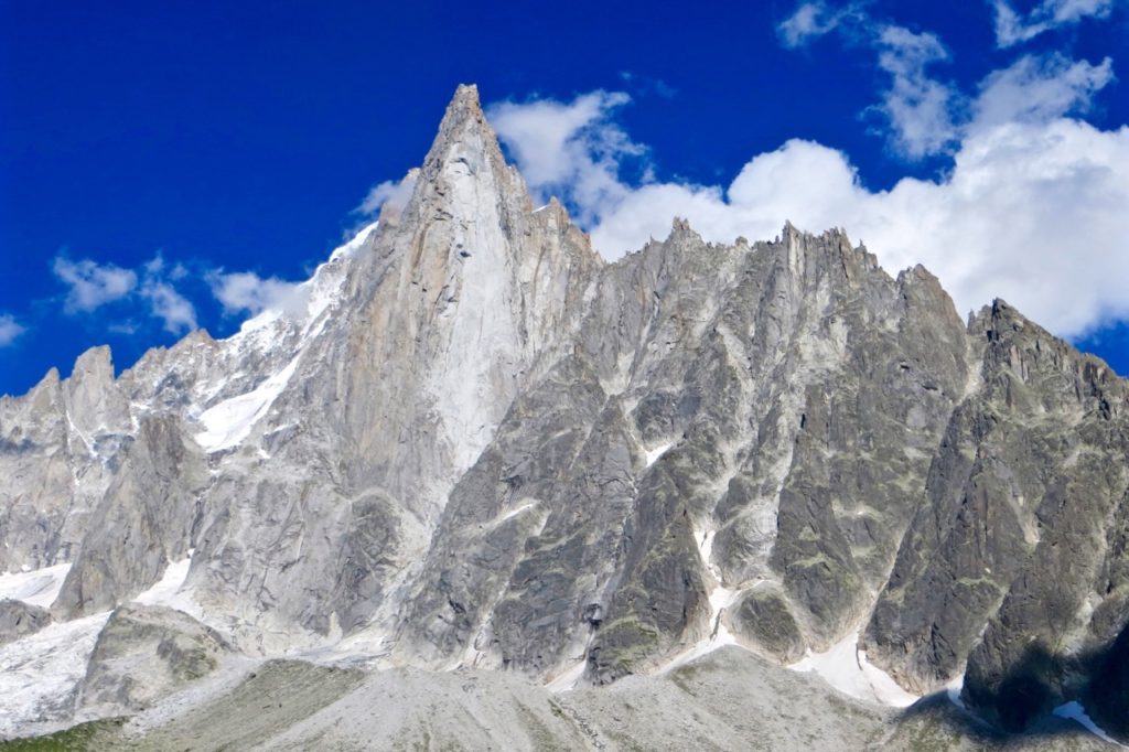 best big wall climbing: le petit dru