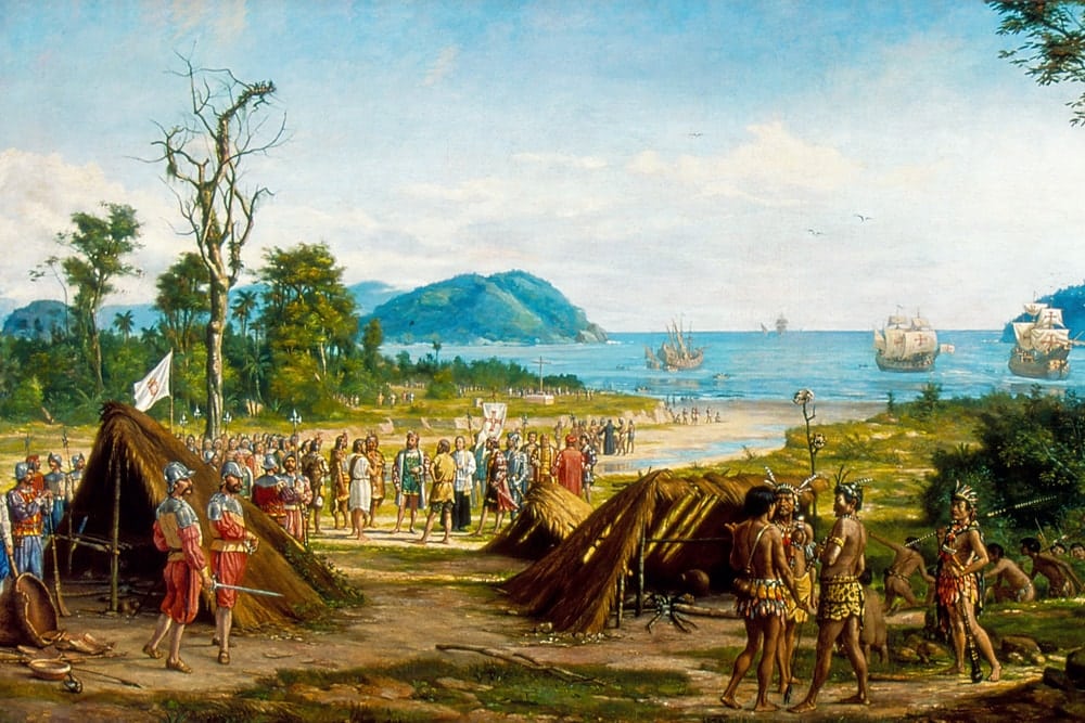 Benedito Calixto's oil on canvas painting