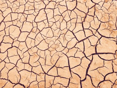 most stressed countries in the world cracked dry earth