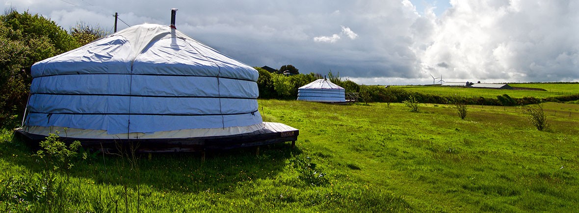 glamping in Devon grounds