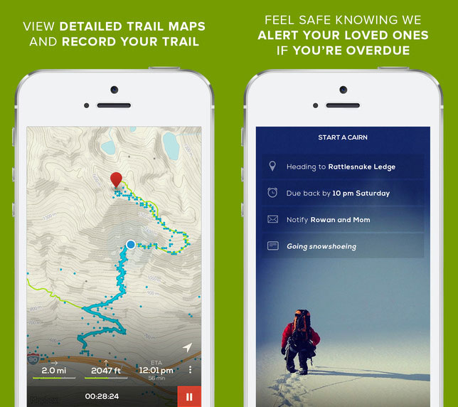 Hiking First Aid Kit: Cairn App