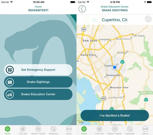 SnakeBite911 App