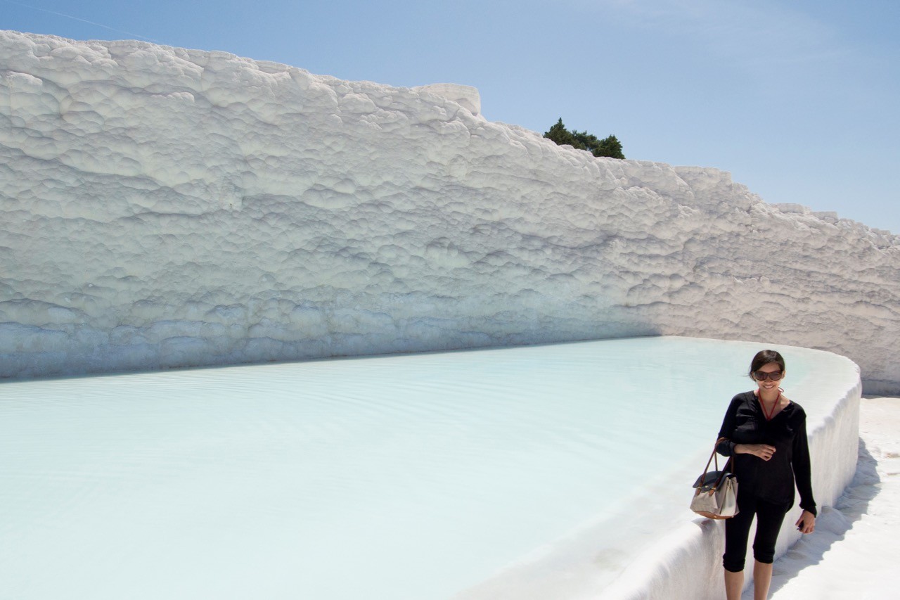 Kia visiting Pamukkale