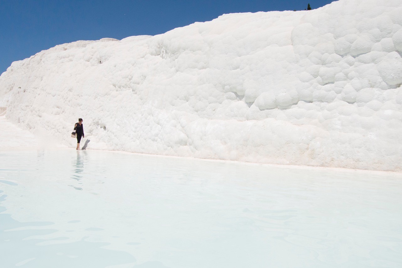 Kia visiting Pamukkale