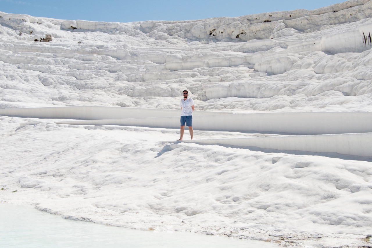 Peter at Pamukkale