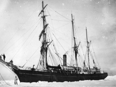 Shackleton's ship, Endurance, during the epic journeys of discovery