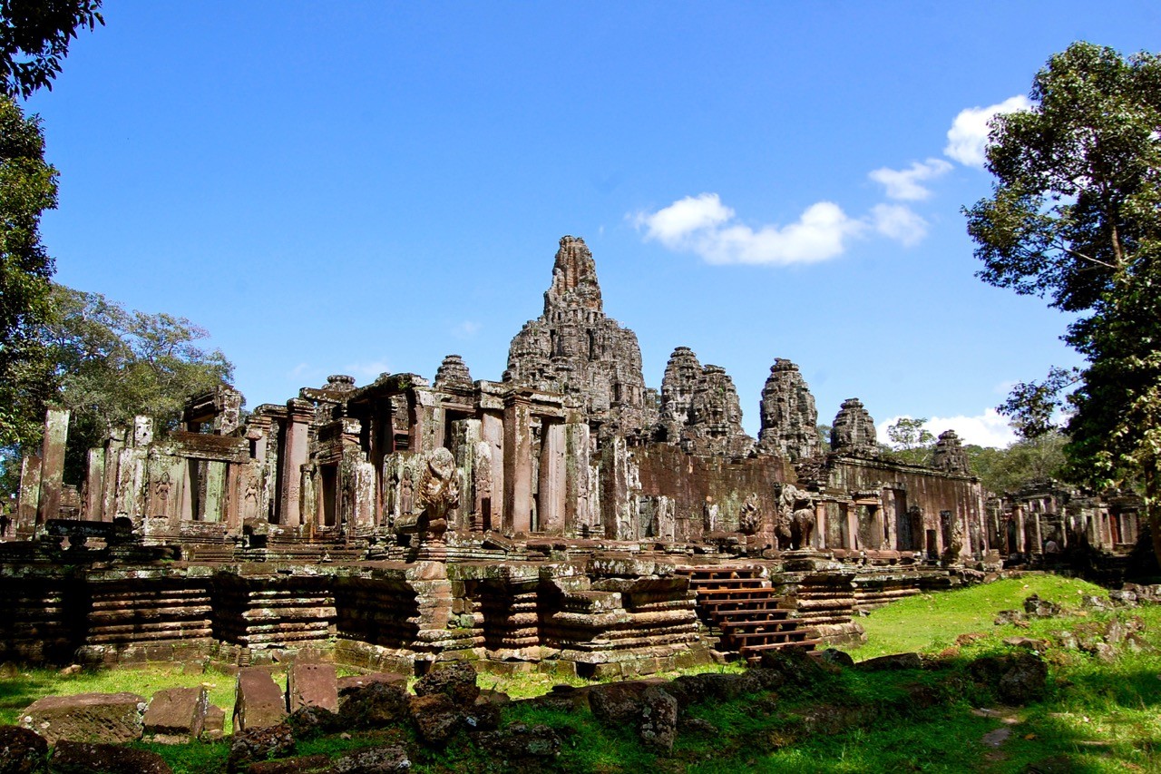 best time to visit Angkor Wat: view of Bayon