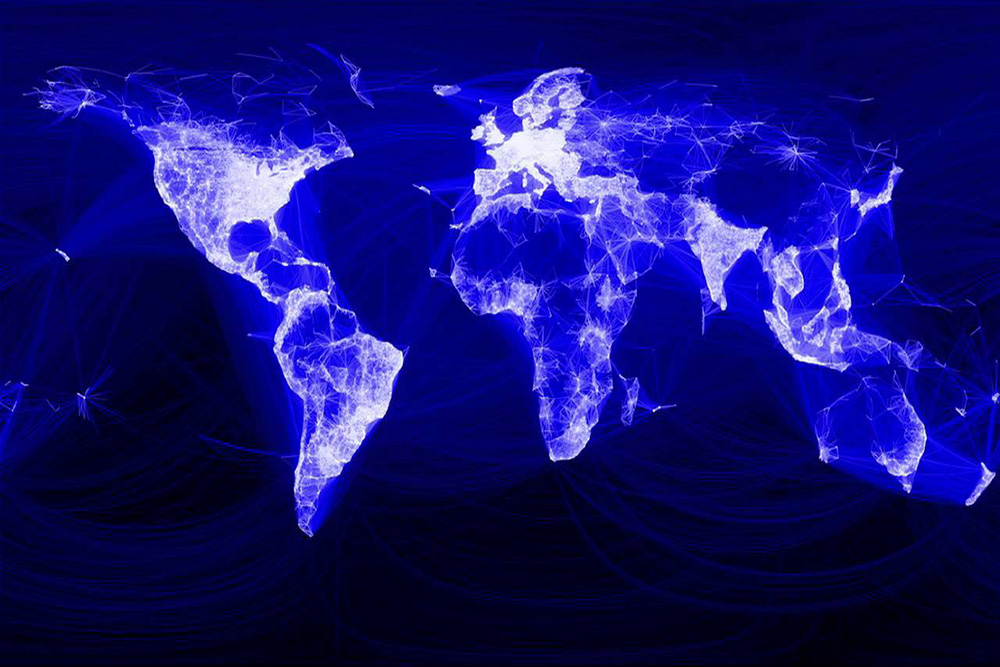 Facebook's connections map – one of the maps that changed our worldview