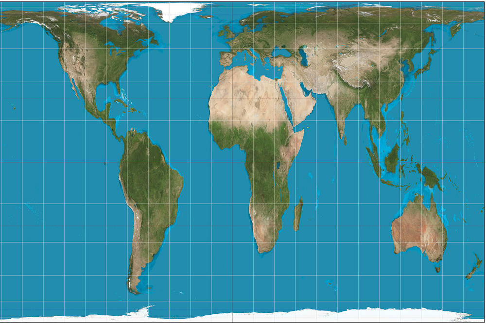 The Gall-Peters map projection