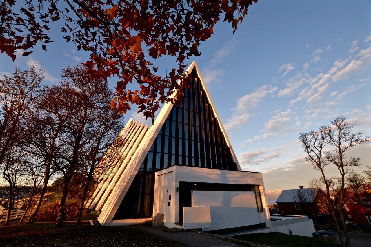 visiting tromso norway arctic cathedral