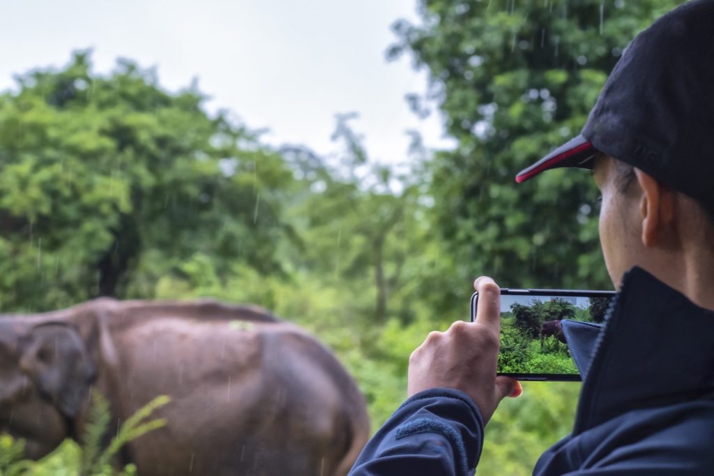 Kia filming in on safari in Sri Lanka