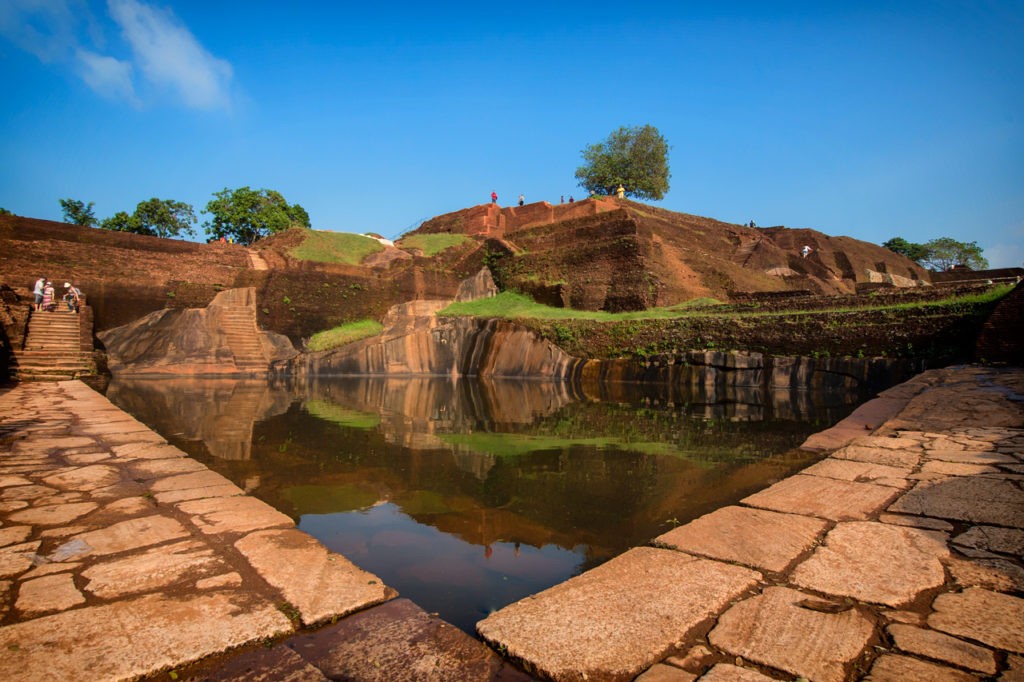 Calm pool at Sigiriya Rock Fortress