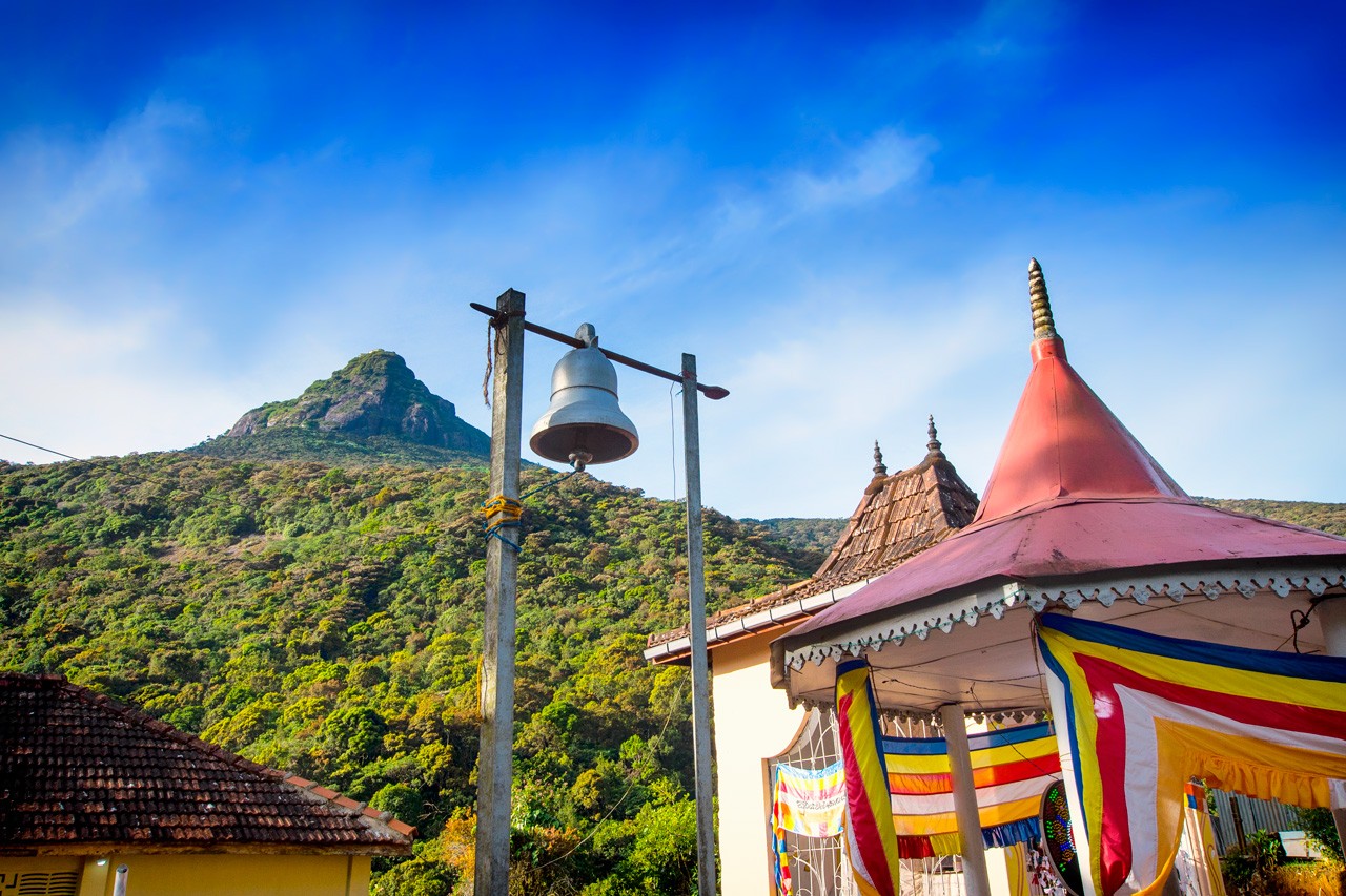 View seen after climbing Adam's Peak