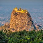 Taung Kalat seen from Mount Popa