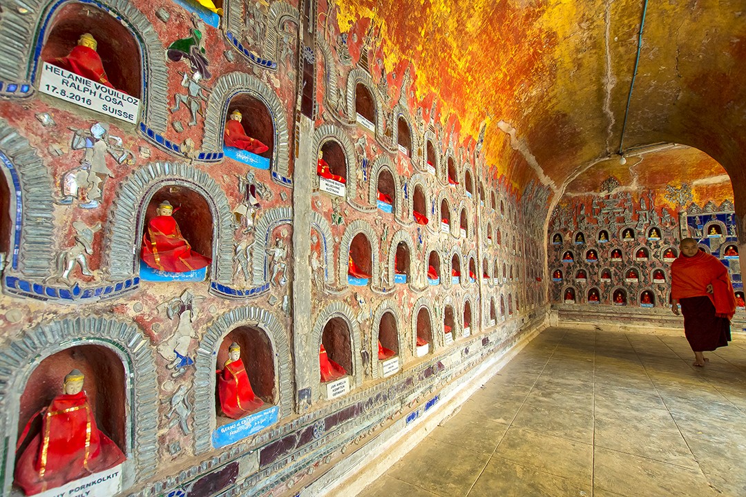 A buddhist monk in Myanmar