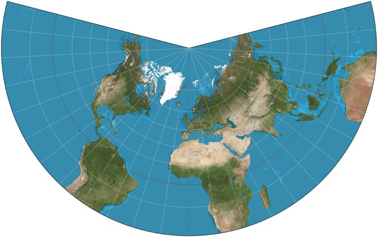 Proyecciones de mapas-Lambert_conformal_conic