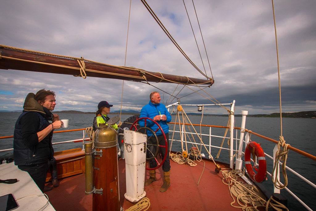 Tall ship sailing adventures off the west coast of Scotland Atlas & Boots