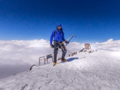 Climbing the seven summits Elbrus