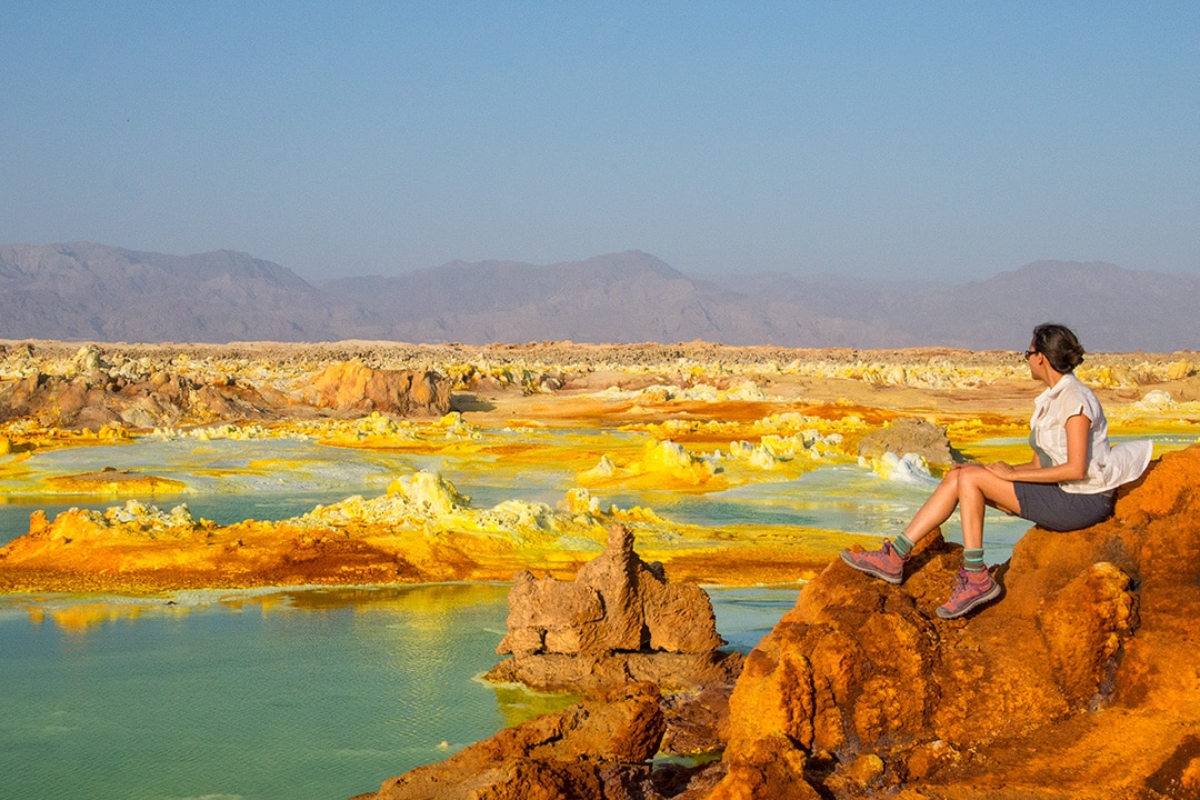 Alien landscape at Dallol in Ethiopia