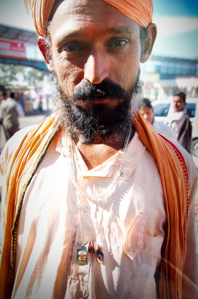 Religious man, Rajasthan in India 