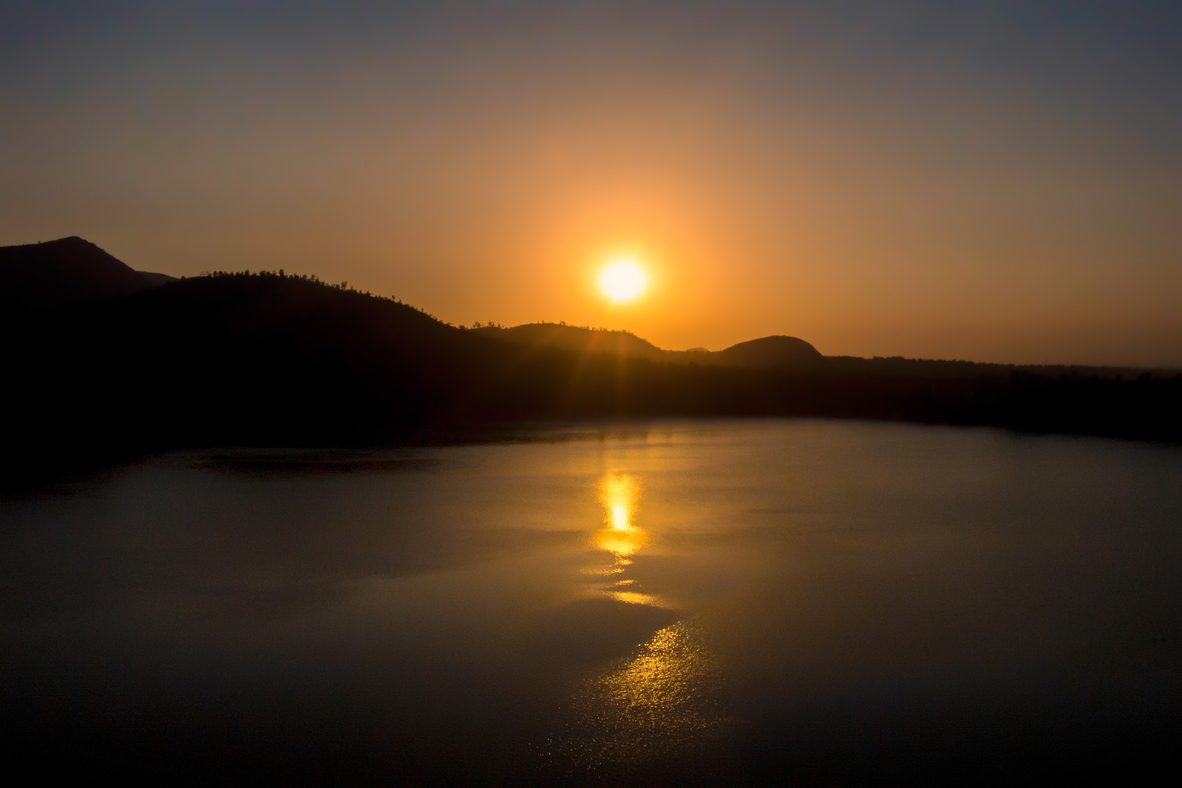 Sunset over Lake Bishoftu