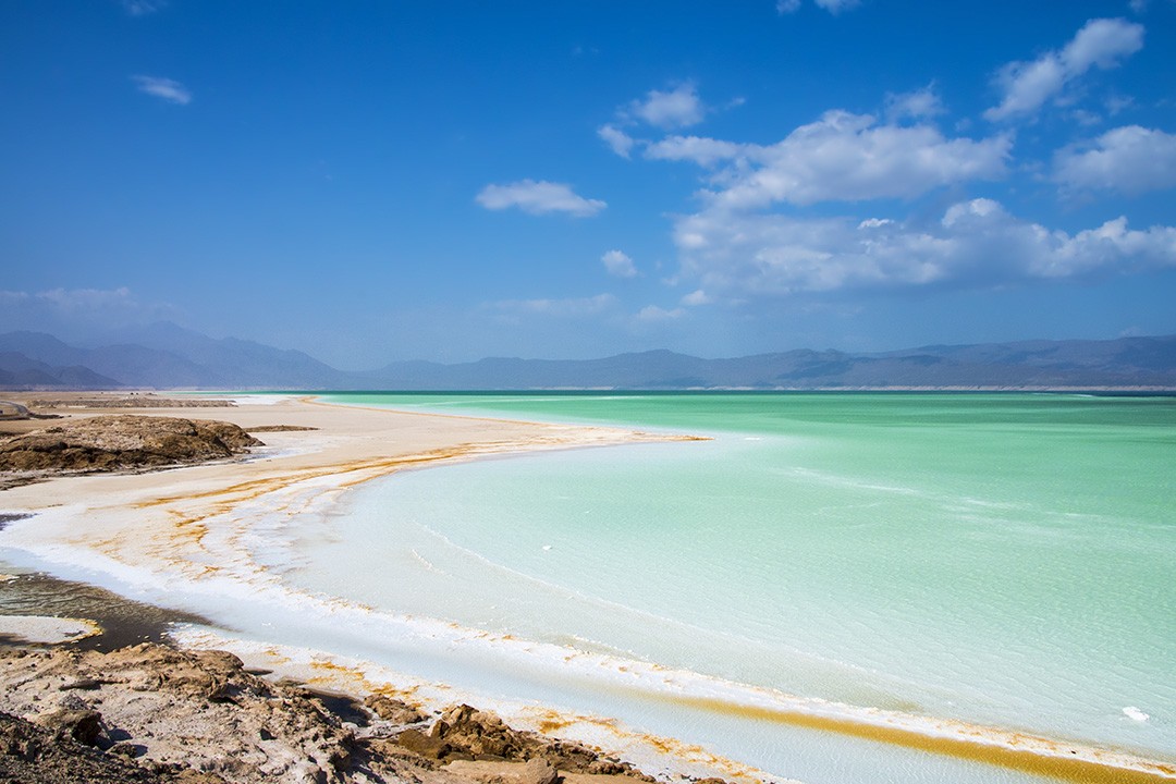 Lac Assal in Djibouti