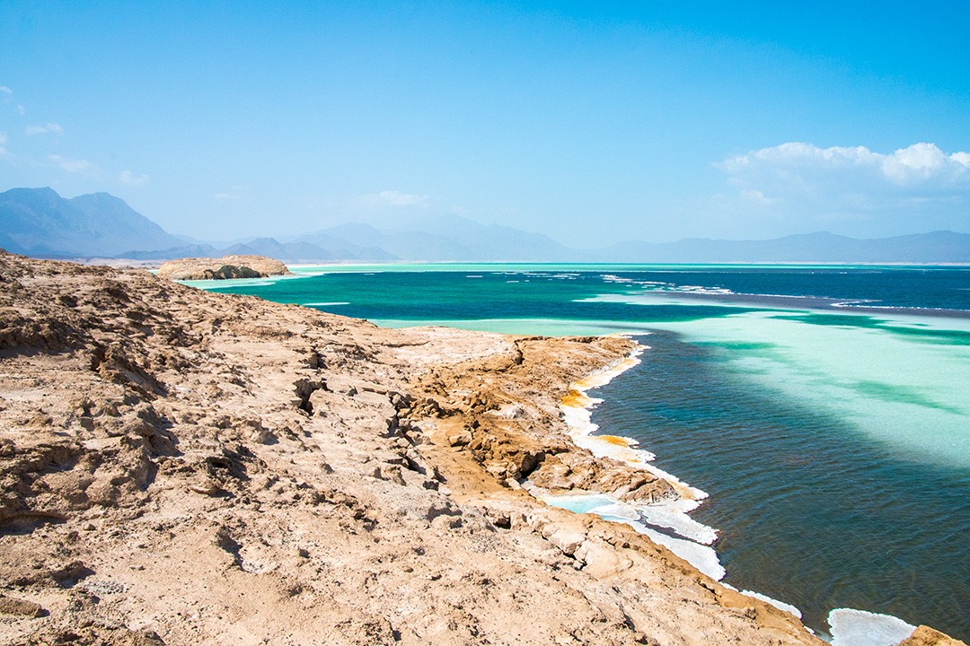 Lac Assal in Djibouti