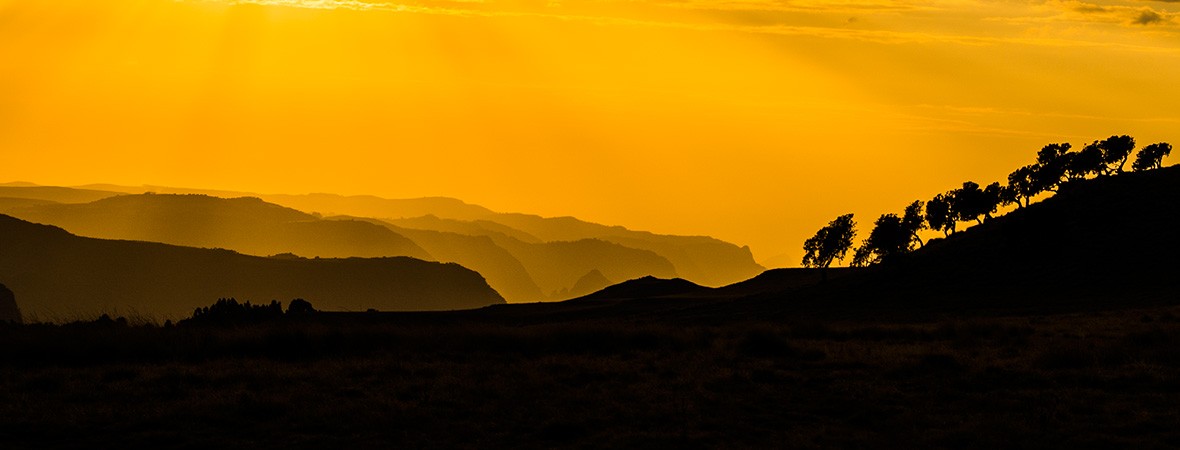Simien Mountains trek sunset featimg