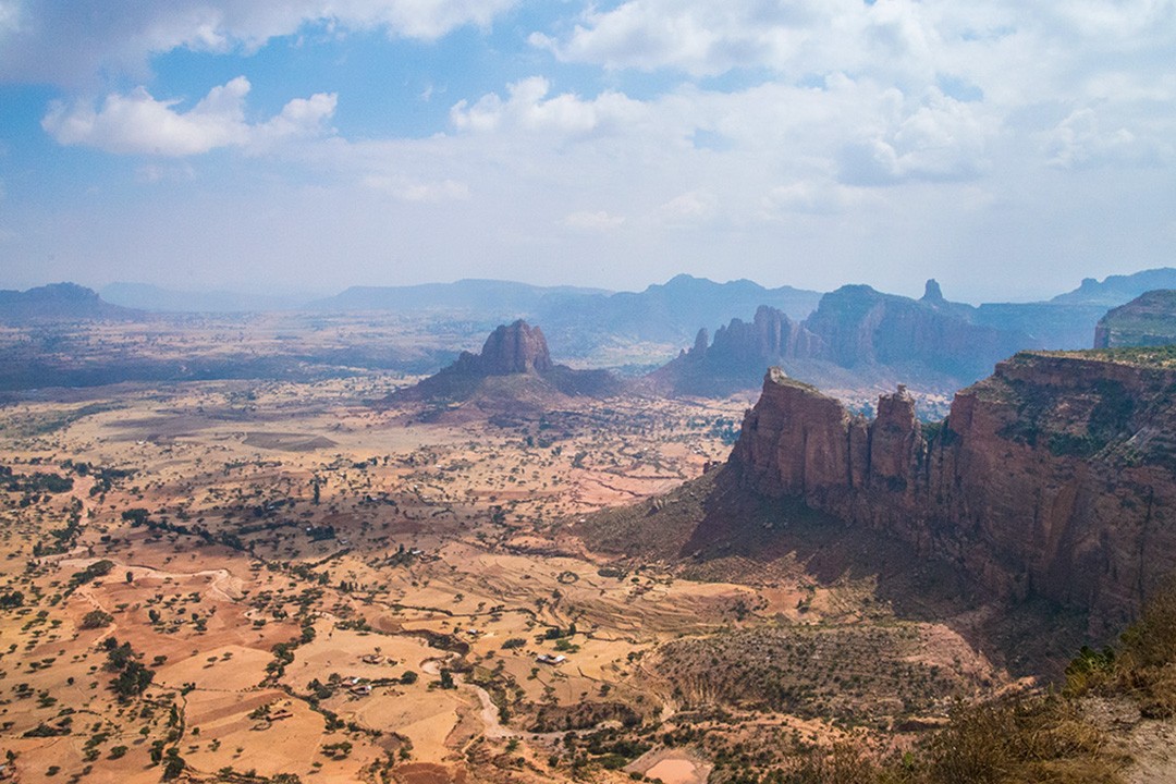 Tigray churches over the plains